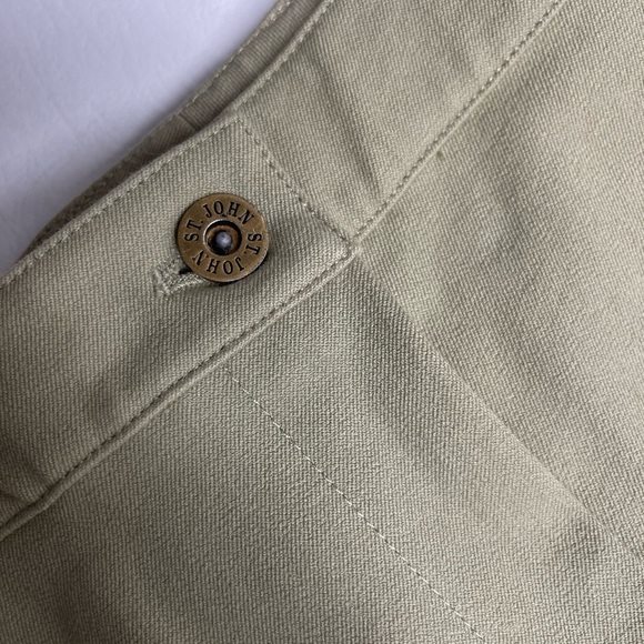 St John slSport womens pants size 14 kakhi with pockets - Picture 2 of 8